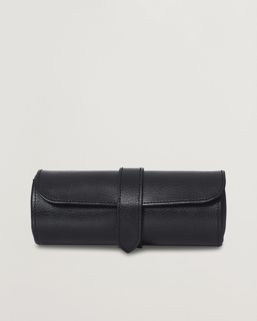 Herren | WOLF Blake Triple Watch Roll Black/Purple | WOLF | Blake Triple Watch Roll Black/Purple