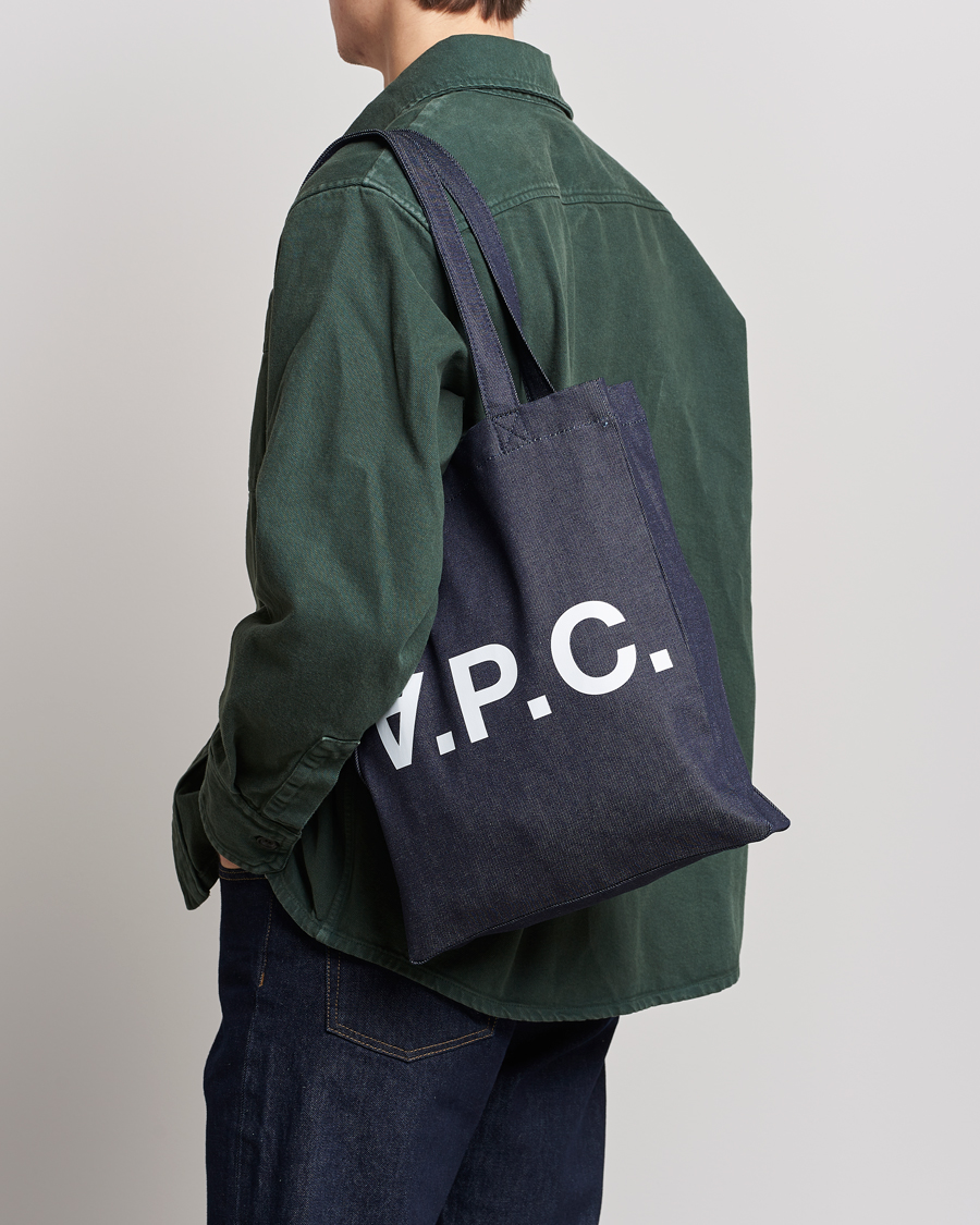 Herren | A.P.C. Laure Tote Bag Indigo | A.P.C. | Laure Tote Bag Indigo