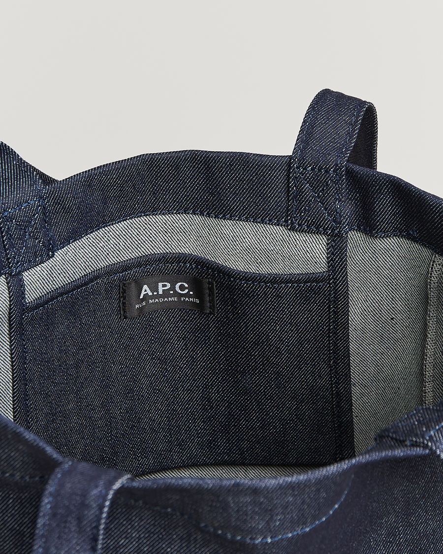 Herren | A.P.C. Laure Tote Bag Indigo | A.P.C. | Laure Tote Bag Indigo