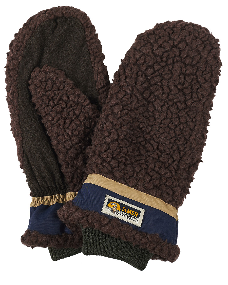Herren | Elmer by Swany Miyo Wool Teddy Mittens Brown | Elmer by Swany | Miyo Wool Teddy Mittens Brown