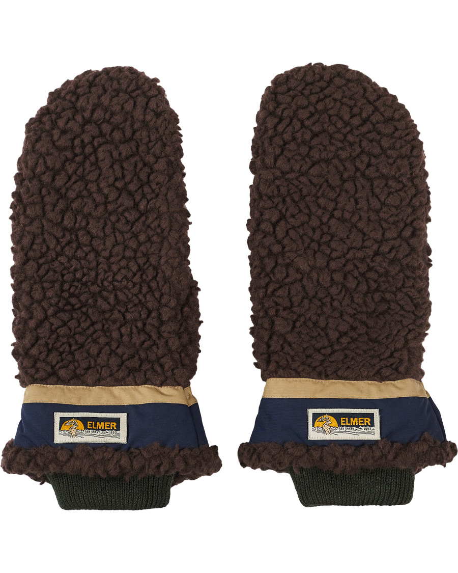 Herren | Elmer by Swany Miyo Wool Teddy Mittens Brown | Elmer by Swany | Miyo Wool Teddy Mittens Brown
