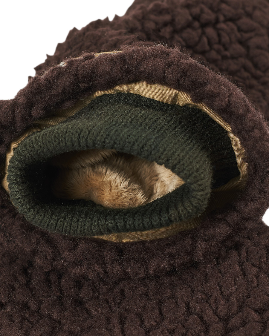 Herren | Elmer by Swany Miyo Wool Teddy Mittens Brown | Elmer by Swany | Miyo Wool Teddy Mittens Brown