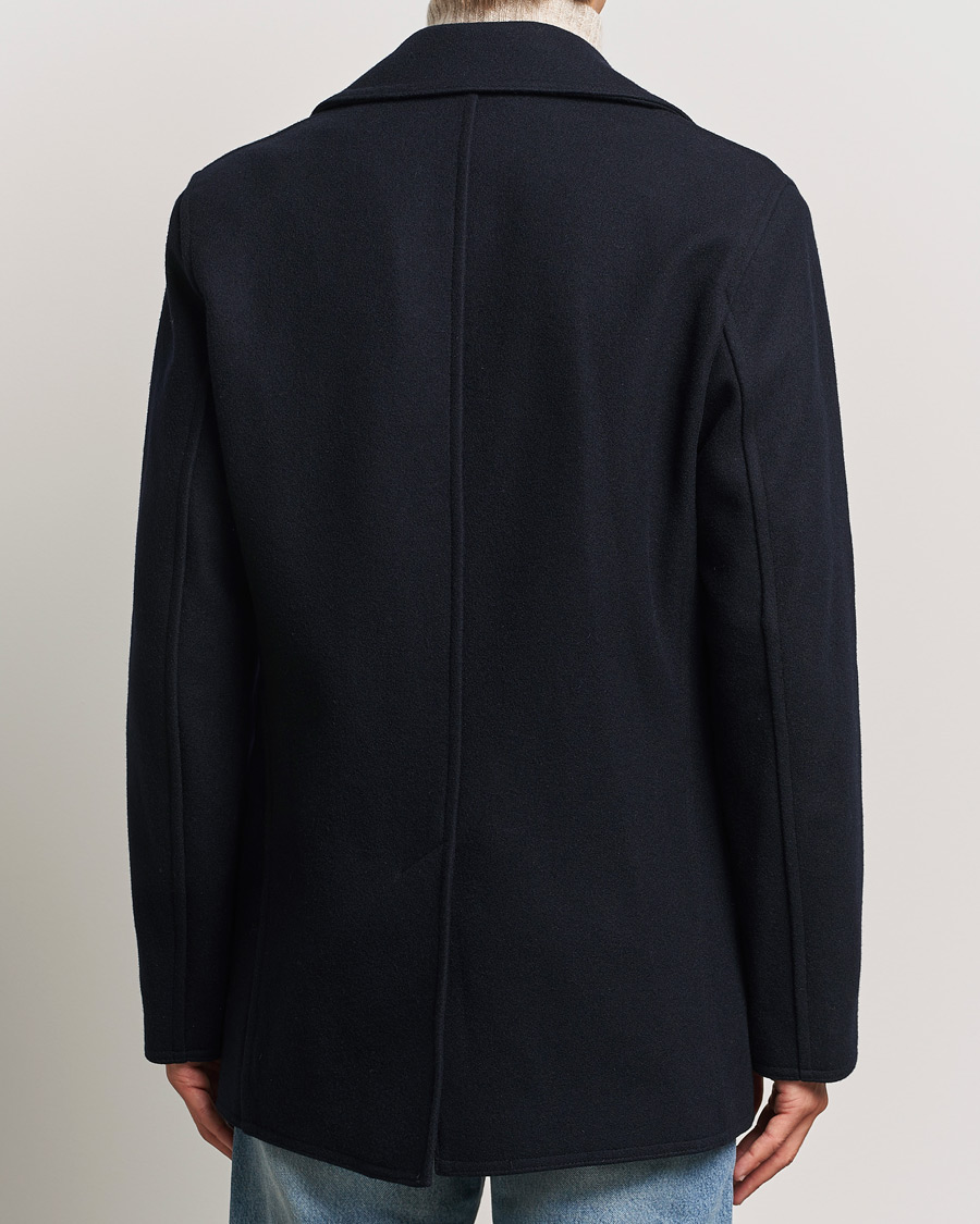 Herren | Jacken | Gloverall | Churchill Reefer Peacoat Navy