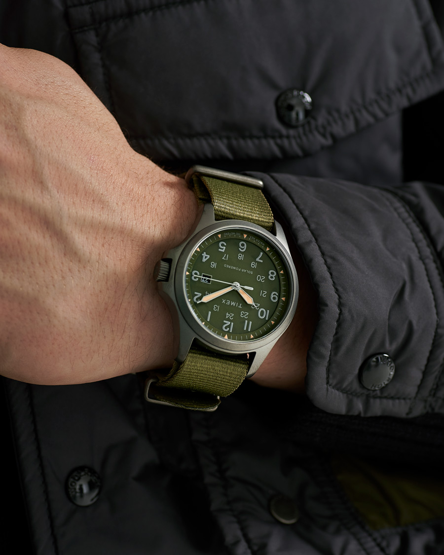 Herren | Uhren | Timex | Field Post Solar Watch 41mm Green Dial