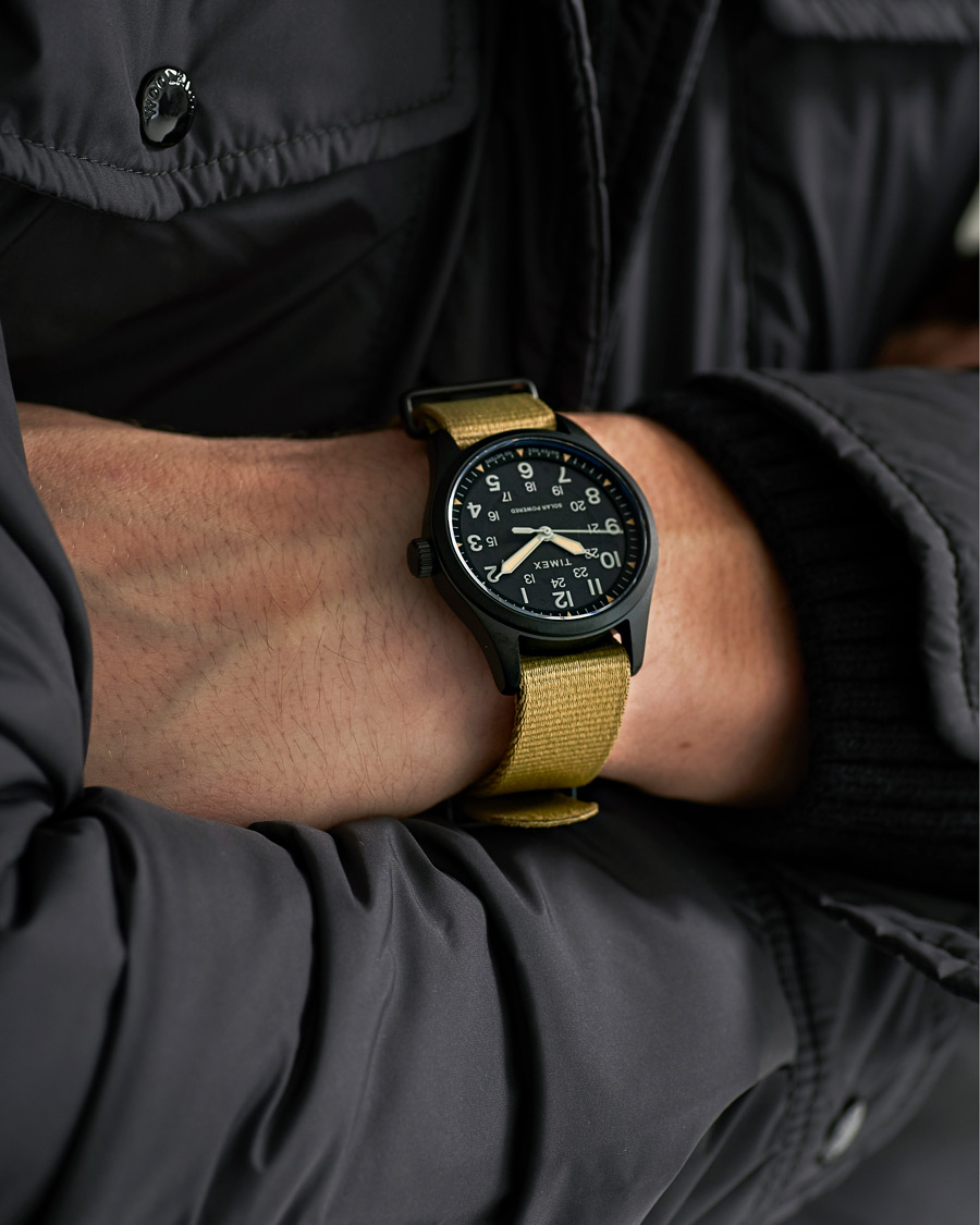 Herren | Timex Field Post Solar Watch 36mm Green/Black | Timex | Field Post Solar Watch 36mm Green/Black