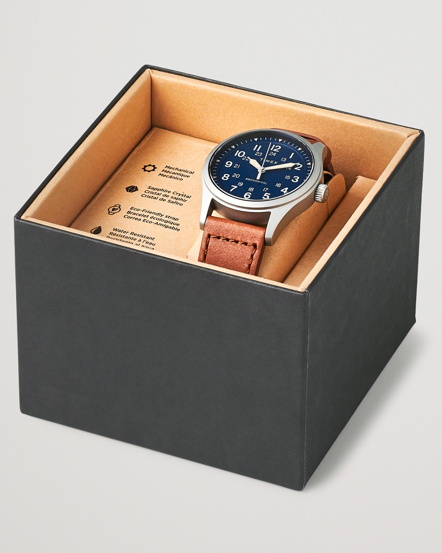 Herren | Timex Field Post Mechanical Watch 38mm Blue Dial | Timex | Field Post Mechanical Watch 38mm Blue Dial