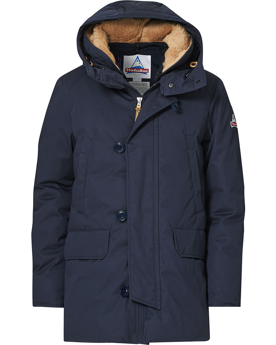 Herren | Jacken | Holubar | M289 Boulder Cotton Parka New Blue