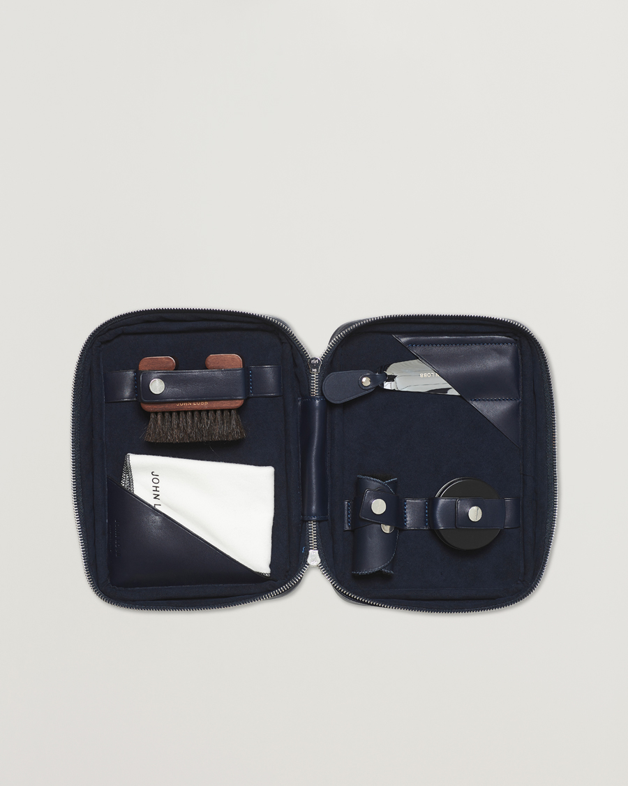 Herren | Schuhpflege | John Lobb | Shoe Care Travel Case Navy