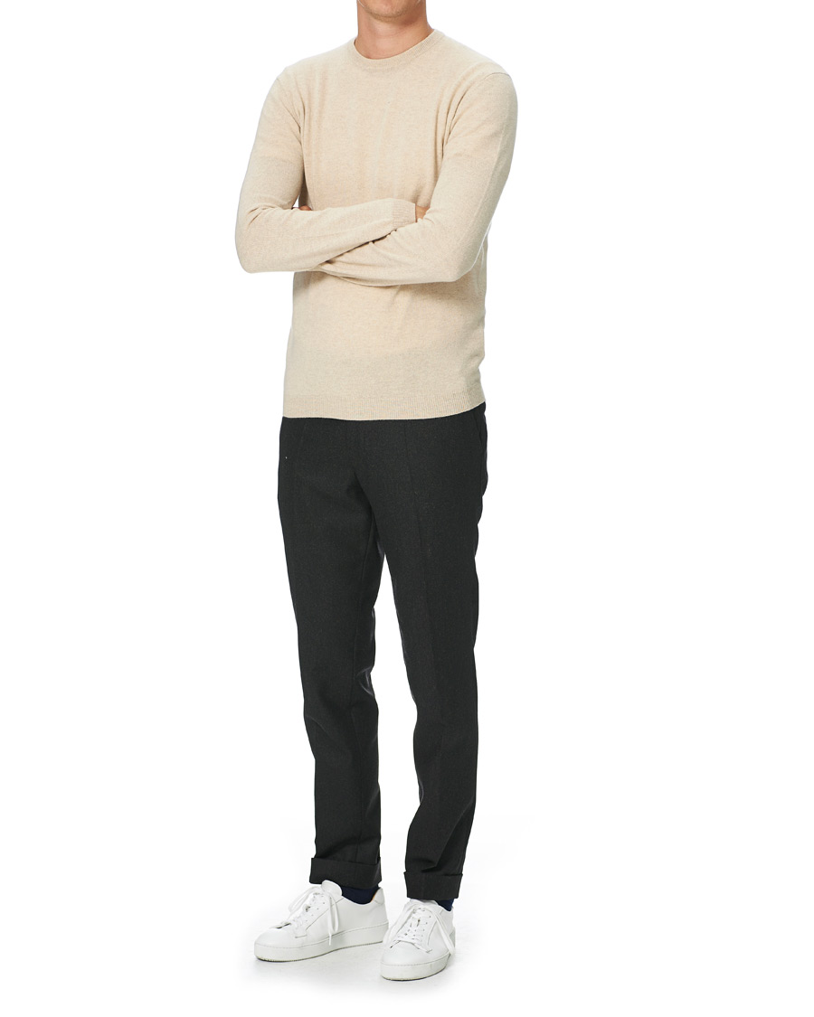 Herren | Pullover | People's Republic of Cashmere | Cashmere Roundneck Oatmilk