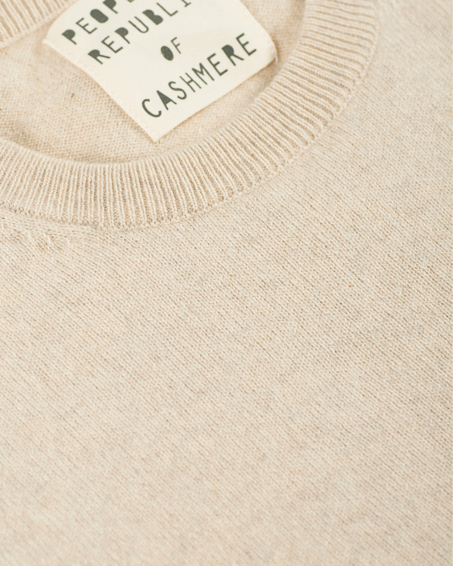 Herren | Pullover | People's Republic of Cashmere | Cashmere Roundneck Oatmilk