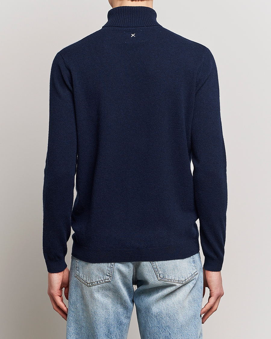 Herren | Pullover | People's Republic of Cashmere | Cashmere Turtleneck Navy