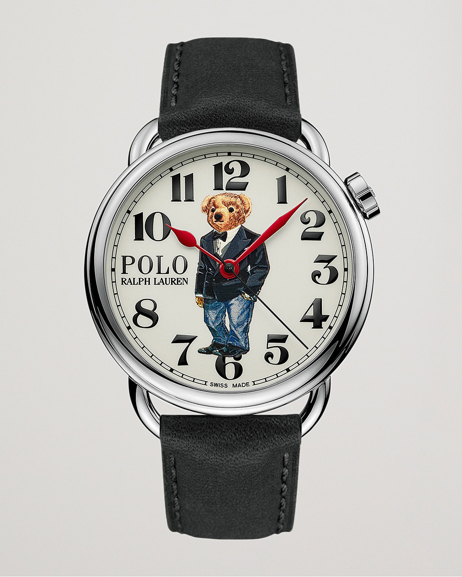 Herren | Polo Ralph Lauren 42mm Automatic Denim Tux Bear White Dial | Polo Ralph Lauren | 42mm Automatic Denim Tux Bear White Dial