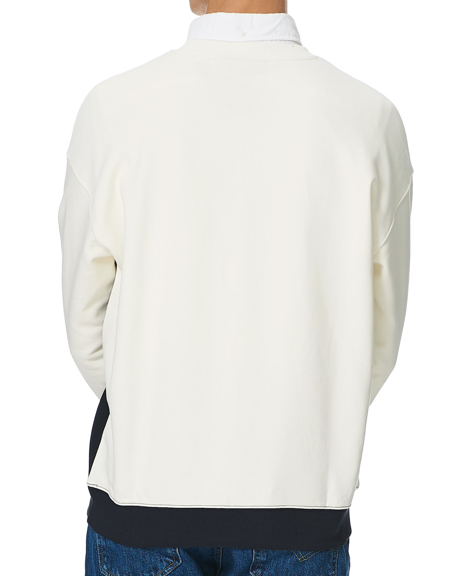 Herren | Pullover | Morris | Warwick Logo Sweatshirt Off White