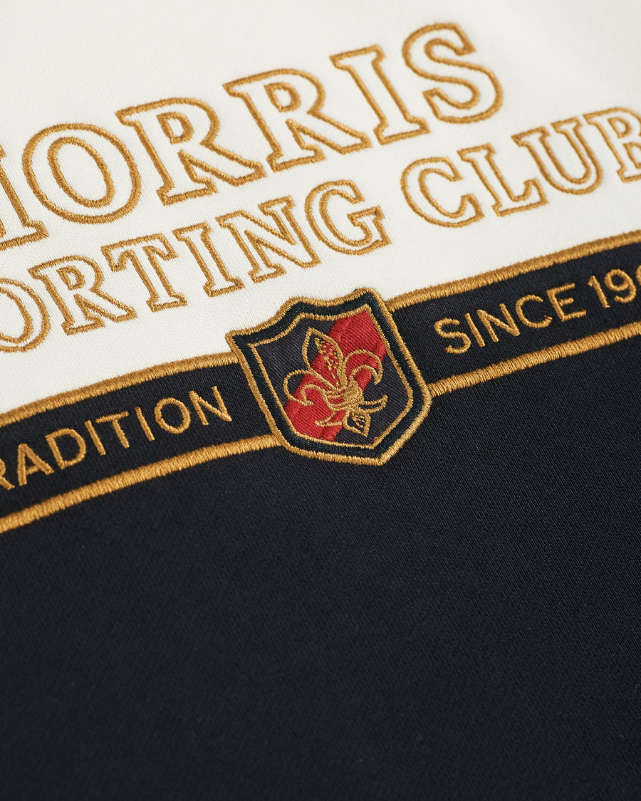 Herren | Pullover | Morris | Warwick Logo Sweatshirt Off White