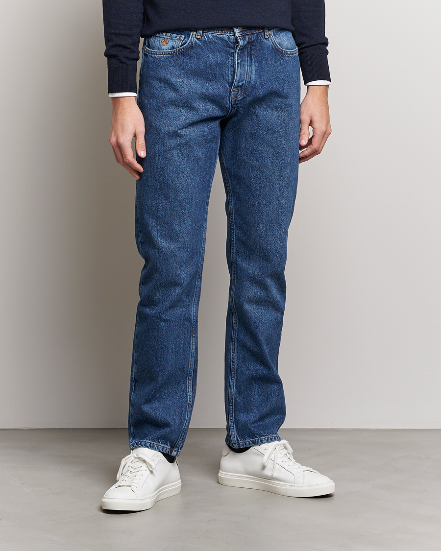 Herren | Jeans | Morris | Jermyn Cotton Jeans Blue