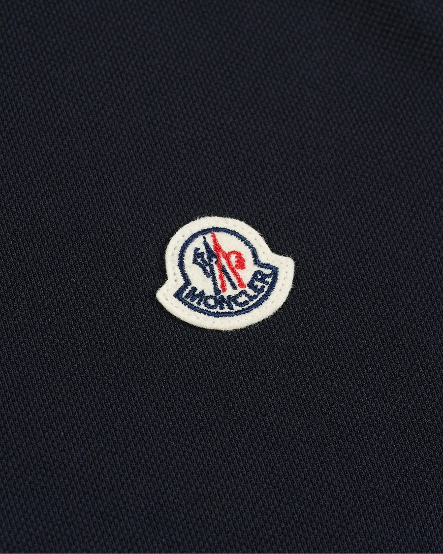 Herren | Poloshirts | Moncler | Logo Tipped Polo Dark Blue