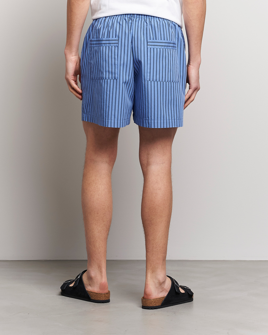 Herren | Tekla Poplin Pyjama Shorts Boro Stripes | Tekla | Poplin Pyjama Shorts Boro Stripes
