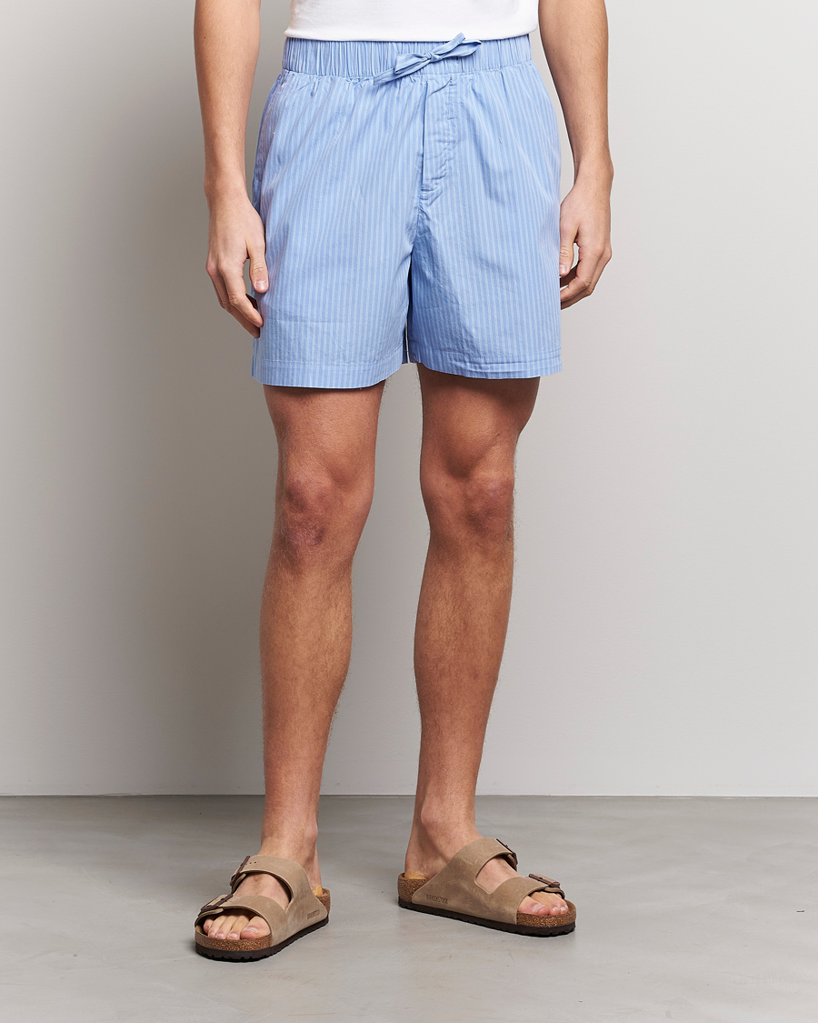 Herren |  | Tekla | Poplin Pyjama Shorts Pin Stripes