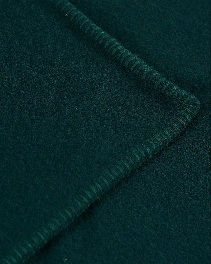 Herren | Tekla Pure New Wool Blanket Dark Green | Tekla | Pure New Wool Blanket Dark Green