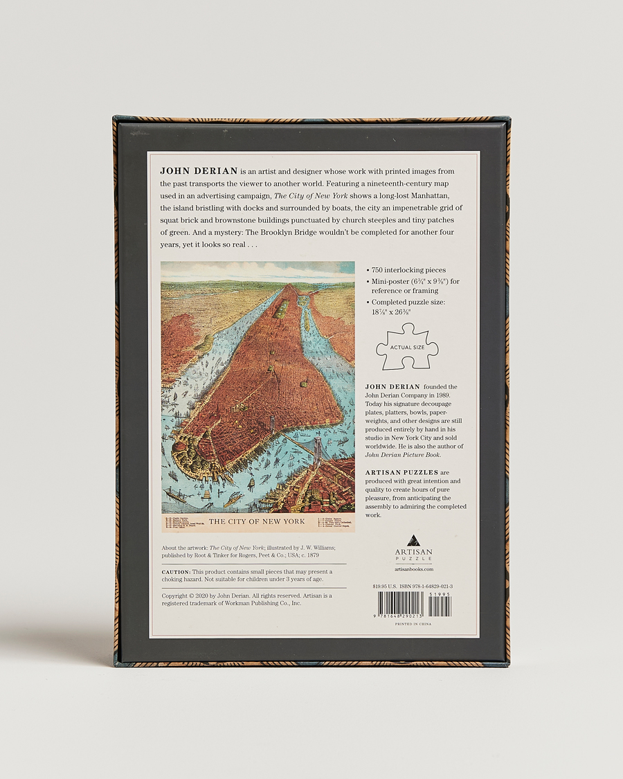 Herren | Spiel und Freizeit | New Mags | John Derian-The City of New York 750 Pieces Puzzle
