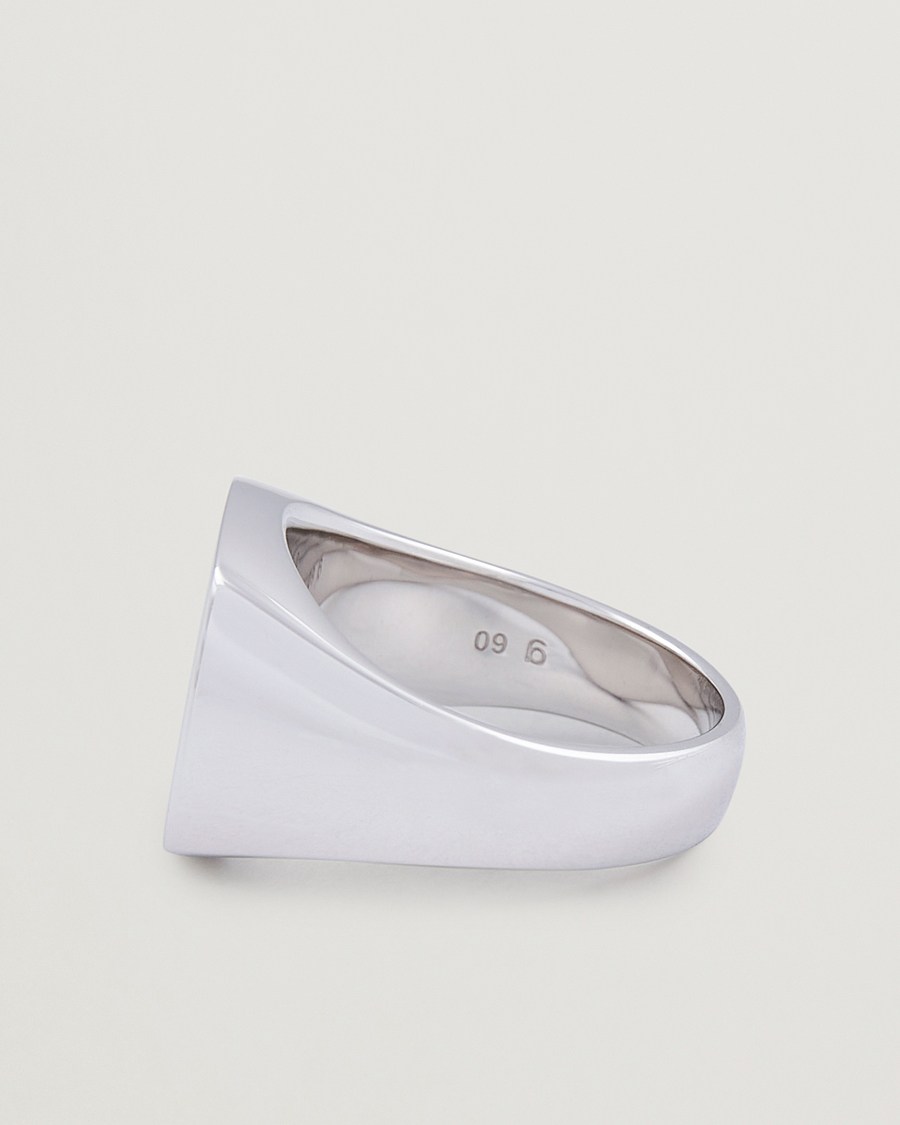 Herren | Tom Wood Mined Ring Large Diamond Silver | Tom Wood | Mined Ring Large Diamond Silver