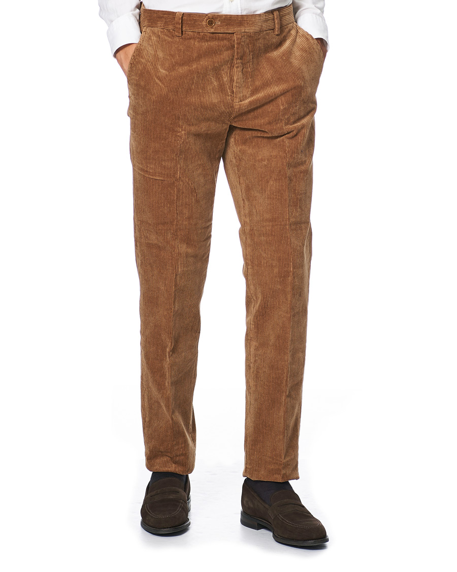 Herren | Hosen | Brooks Brothers | Milano Fit Corduroy Trousers Camel