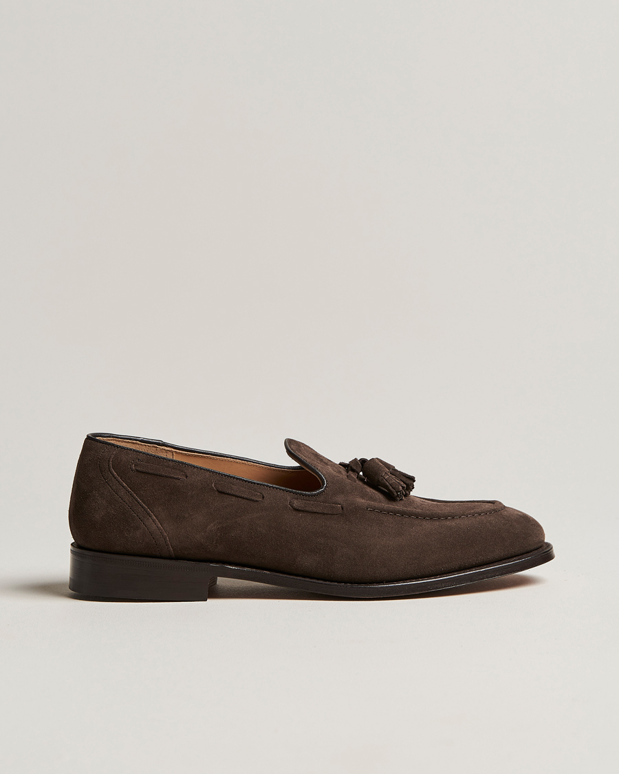 Herren | Loafer | Church's | Kingsley Suede Tassel Loafer Brown