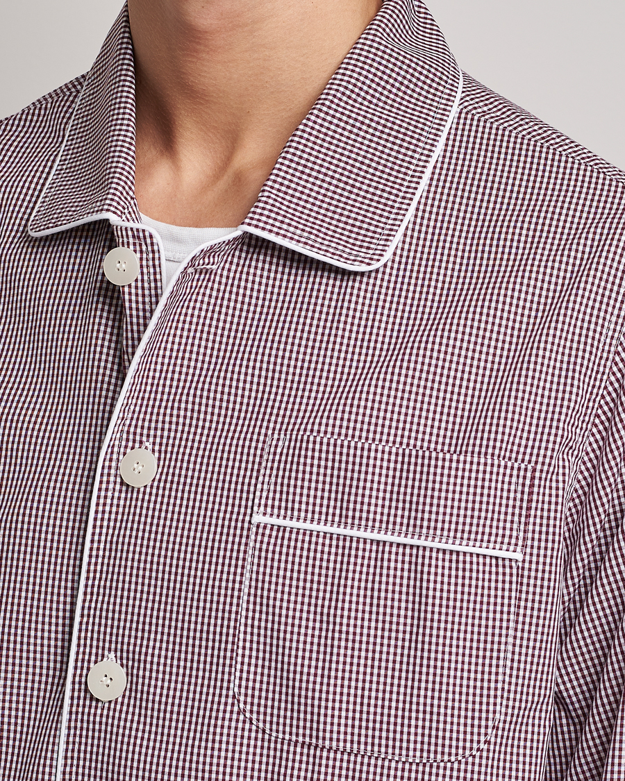 Herren | Schlafanzüge & Bademäntel | Nufferton | Alf Checked Pyjama Set Brown/White