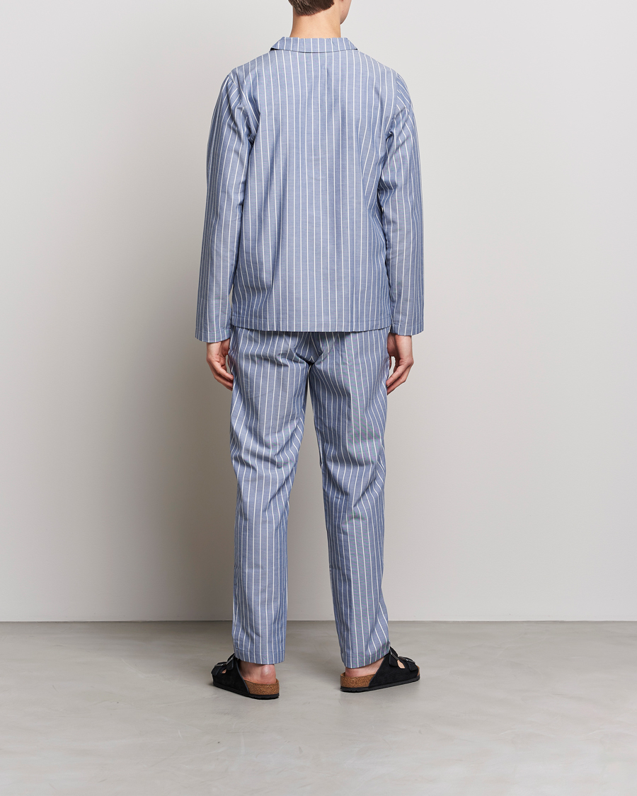 Herren | Schlafanzüge & Bademäntel | Nufferton | Uno Mini Stripe Pyjama Set Navy/White