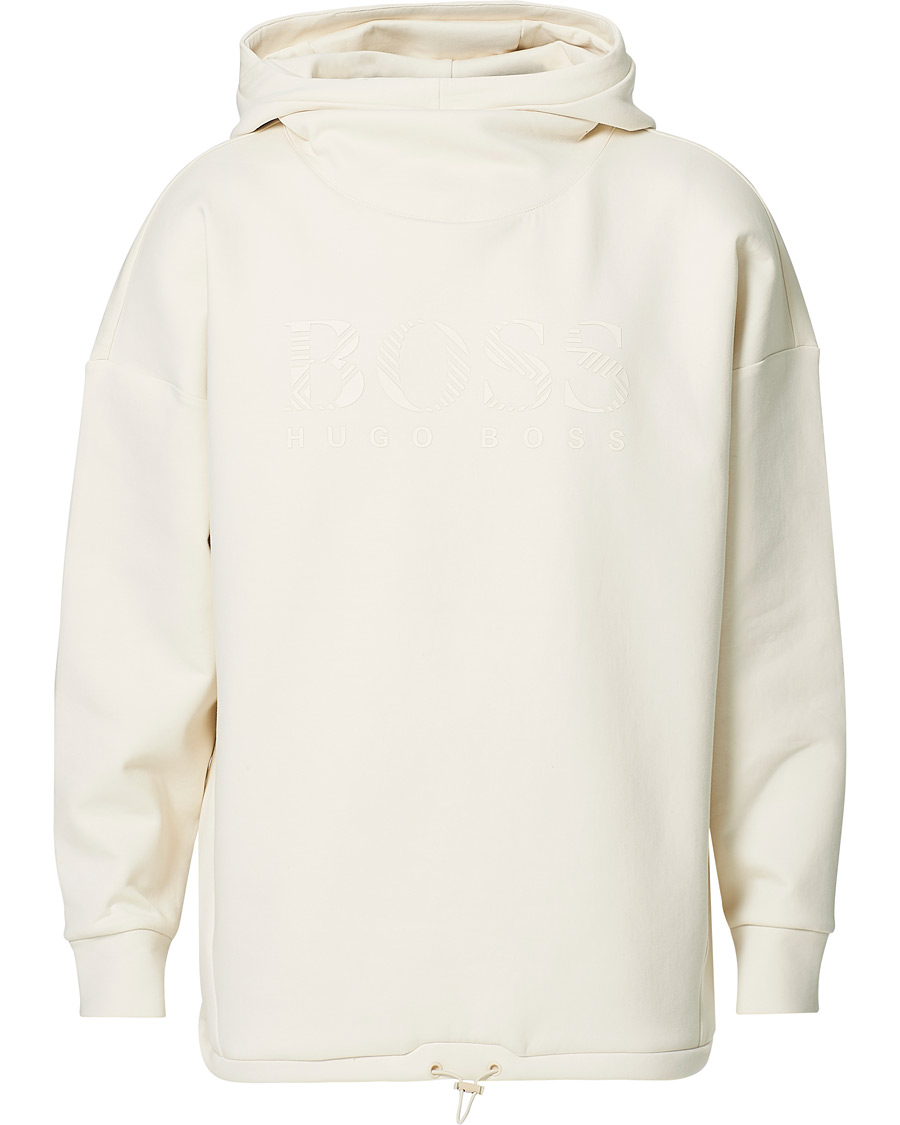 Herren | Pullover | BOSS GREEN | BOSS Athleisure Soody Iconic Logo Hoodie Open White