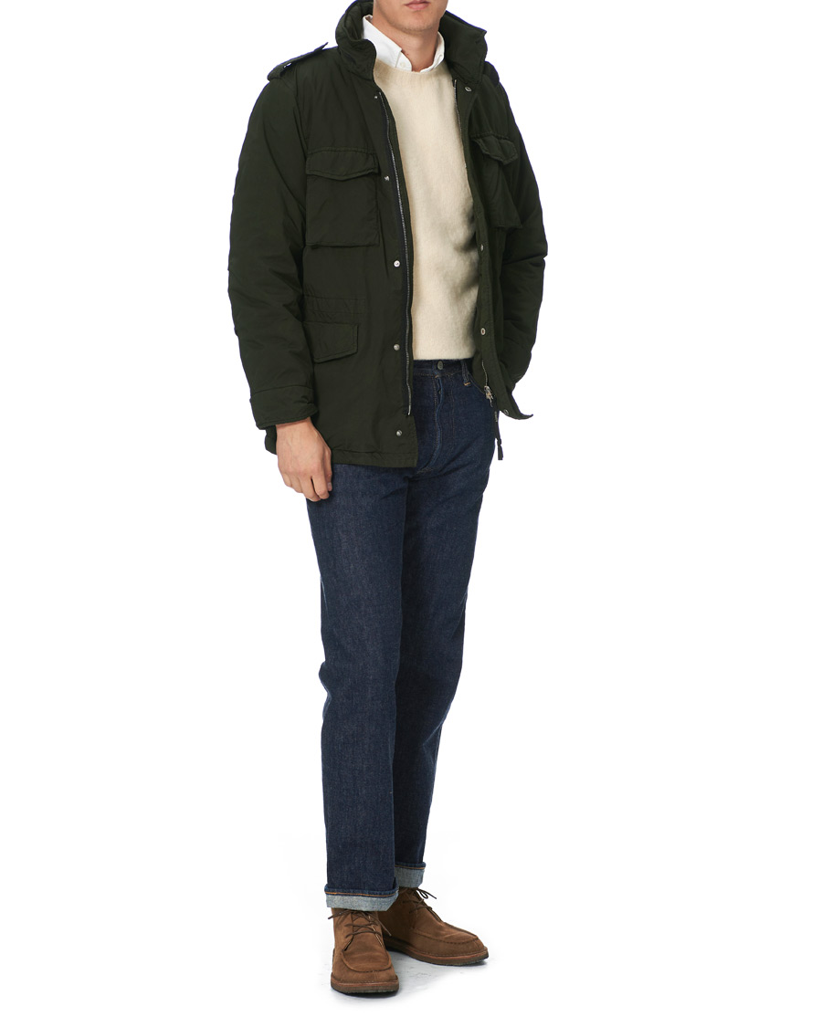 Herren | Pullover | Drake's | Shetland Crew Neck Jumper Ecru