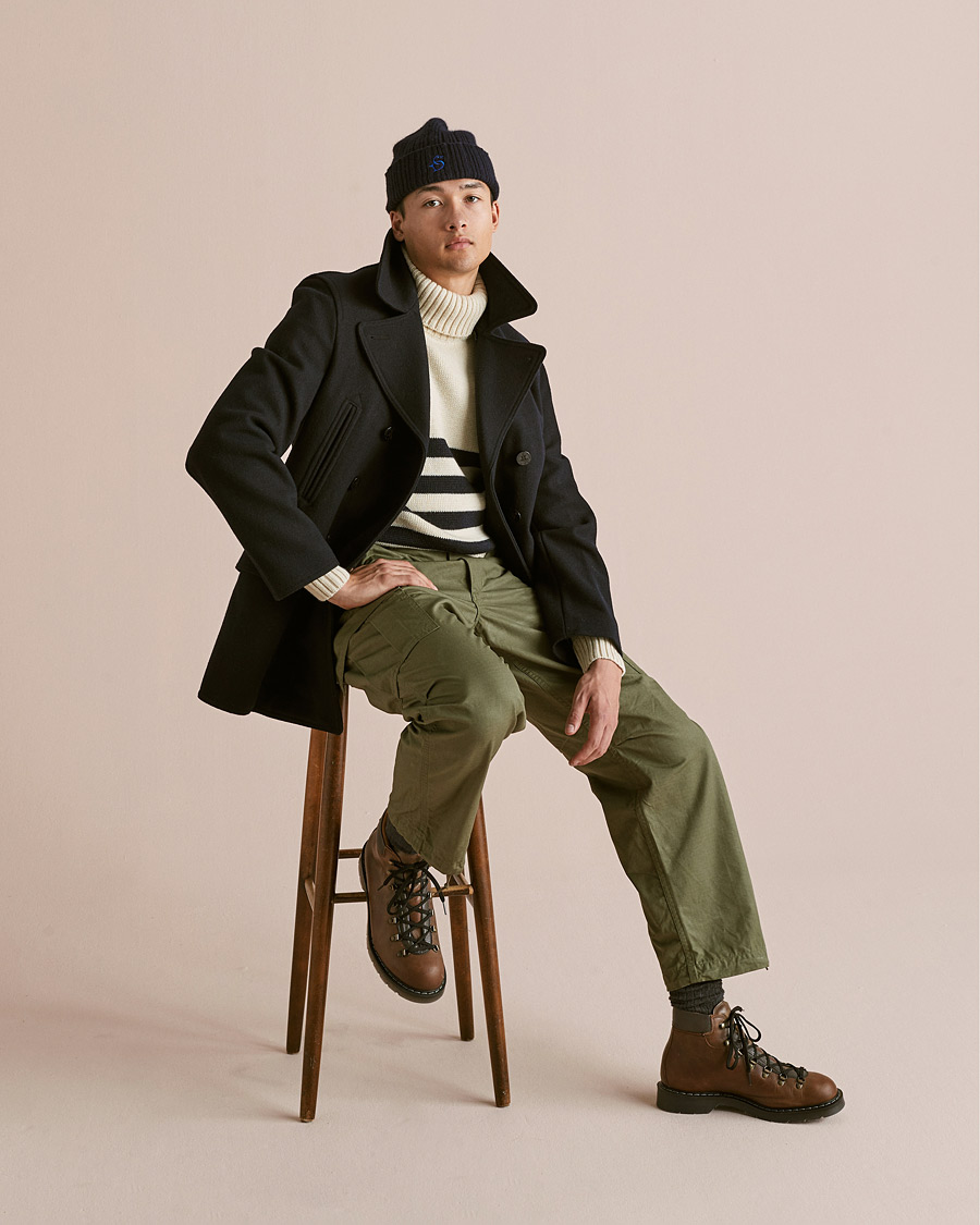 Herren | Drake's Geelongora Beanie Hat Navy | Drake's | Geelongora Beanie Hat Navy