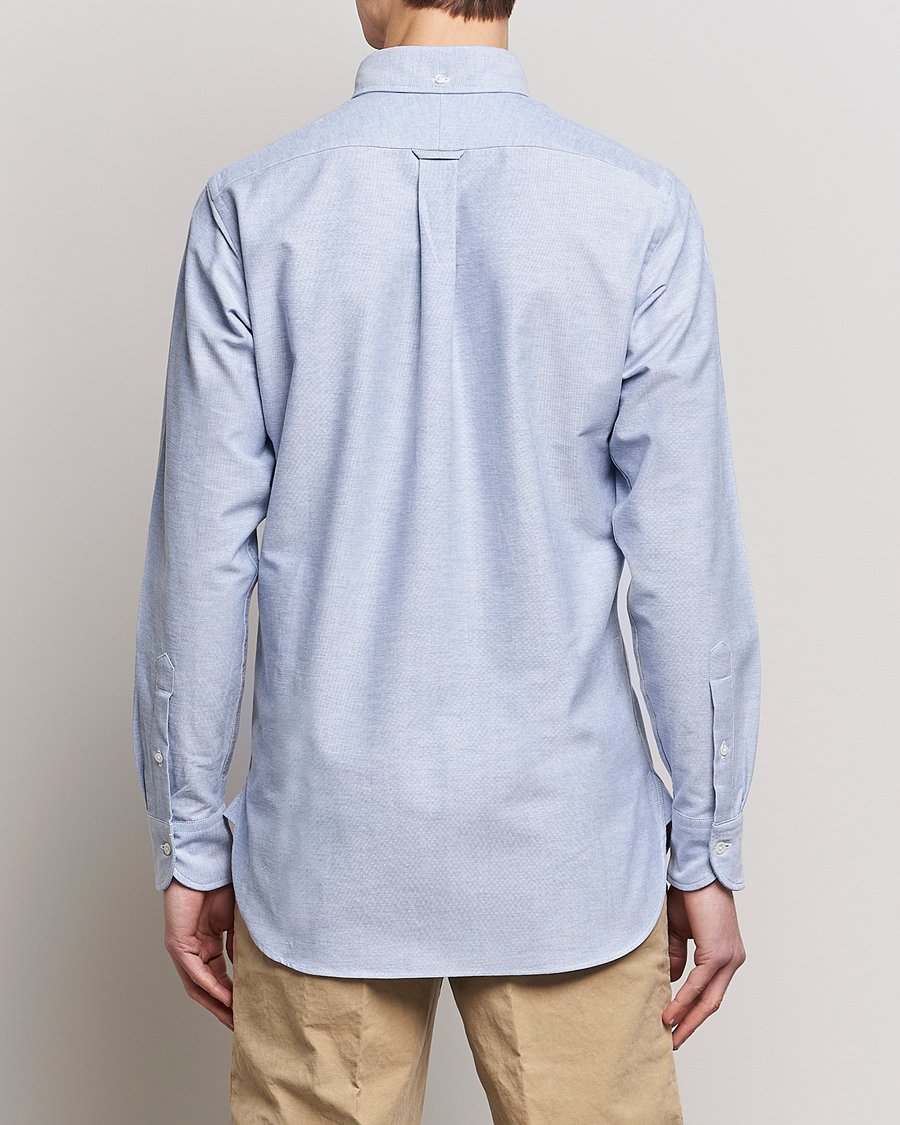 Herren | Hemden | Drake's | Button Down Oxford Shirt Blue