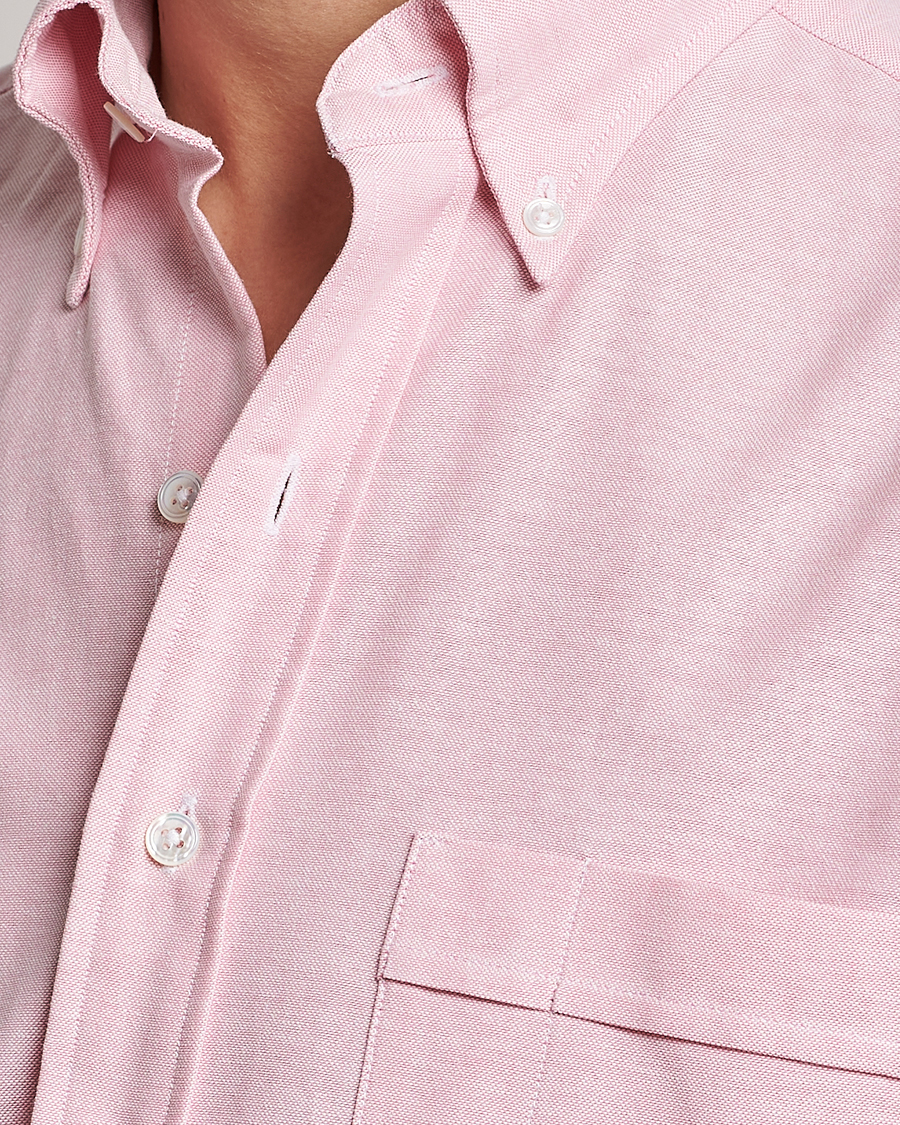 Herren | Hemden | Drake's | Button Down Oxford Shirt Pink