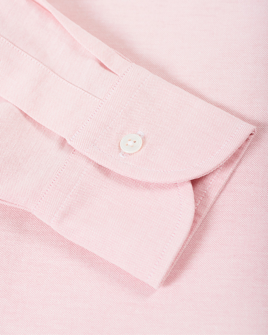 Herren | Hemden | Drake's | Button Down Oxford Shirt Pink