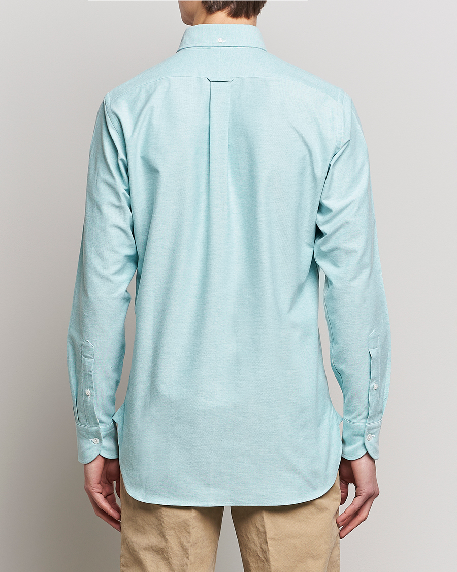 Herren | Hemden | Drake's | Button Down Oxford Shirt Light Green