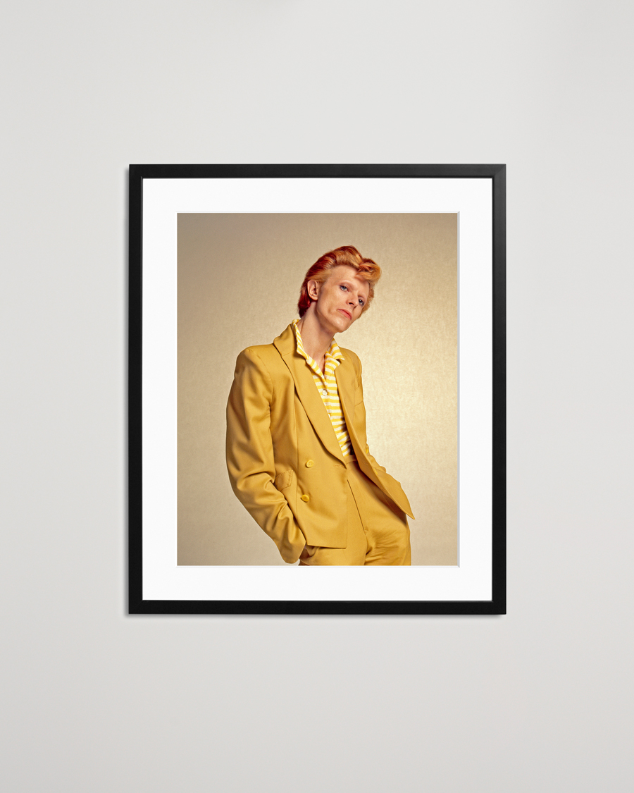 Herren | Geschenkideen zu Weihnachten | Sonic Editions | Framed David Bowie In Yellow Suit