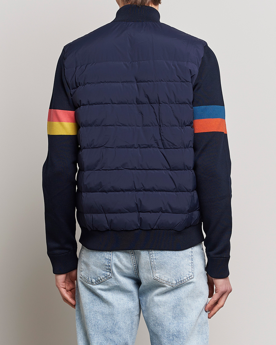 Herren | Jacken | Paul Smith | Knitted Hybrid Down Jacket Navy