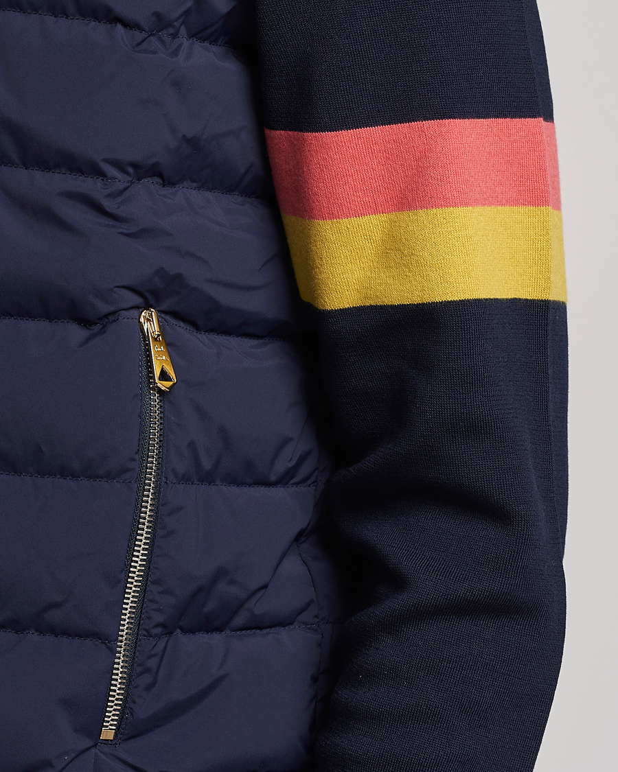 Herren | Jacken | Paul Smith | Knitted Hybrid Down Jacket Navy