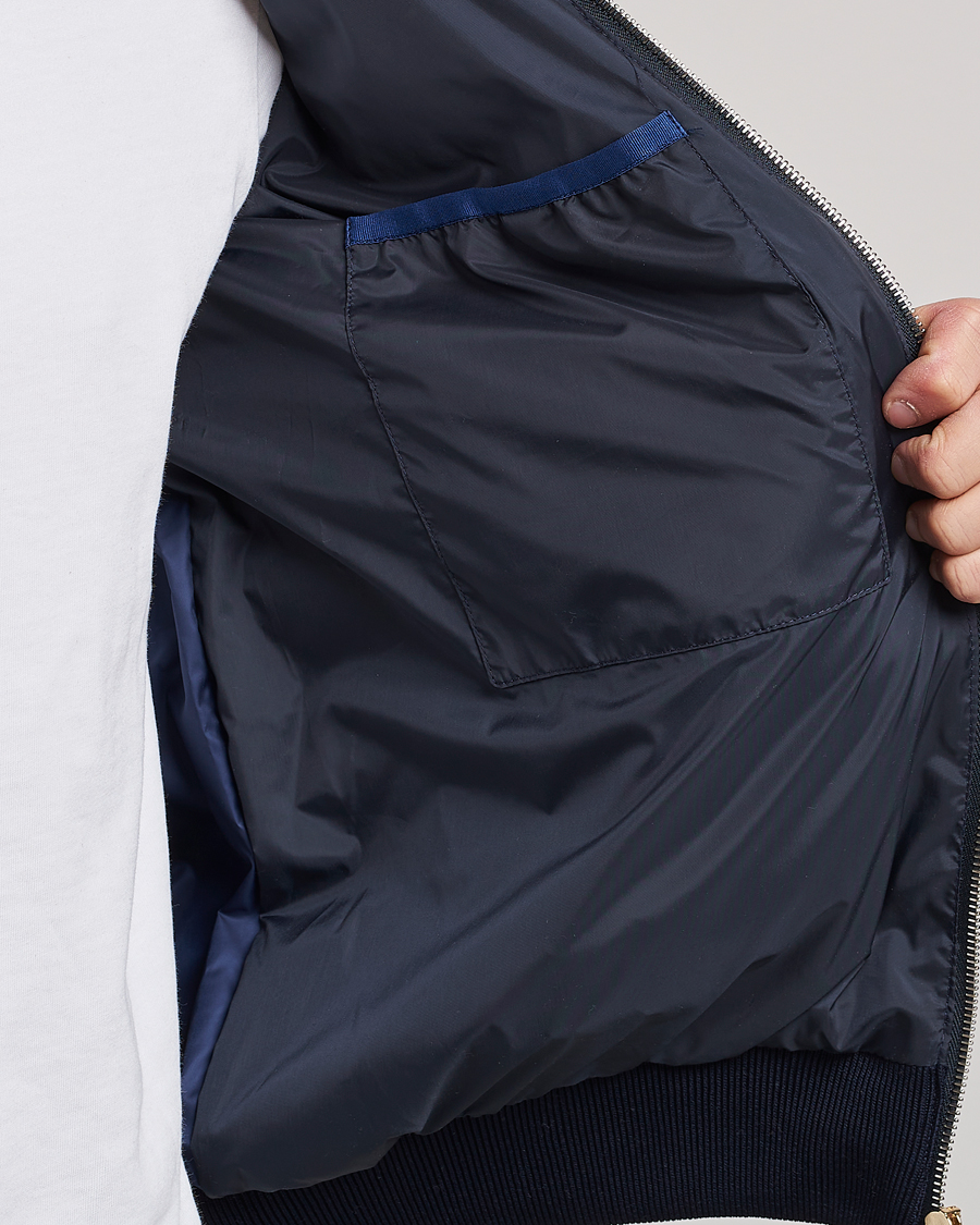 Herren | Jacken | Paul Smith | Knitted Hybrid Down Jacket Navy