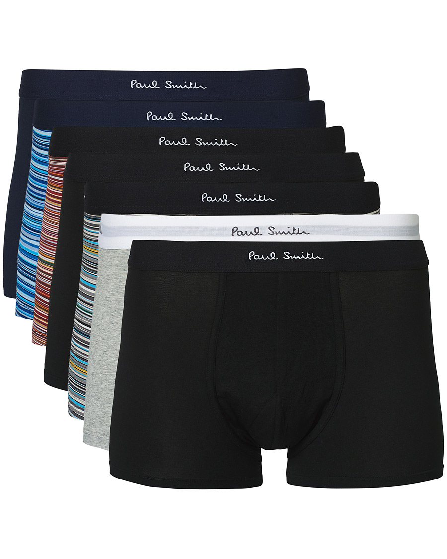 Herren | Unterwäsche | Paul Smith | 7-Pack Trunk Stripe/Black