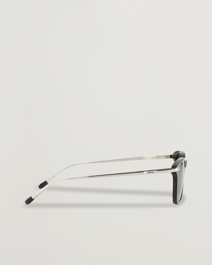 Herren | Brioni BR0092S Titanium Sunglasses Havana Green | Brioni | BR0092S Titanium Sunglasses Havana Green