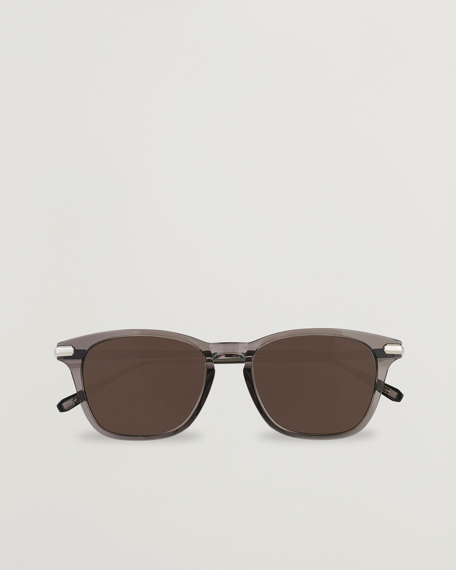 Herren | Brioni BR0092S Titanium Sunglasses Grey Silver | Brioni | BR0092S Titanium Sunglasses Grey Silver