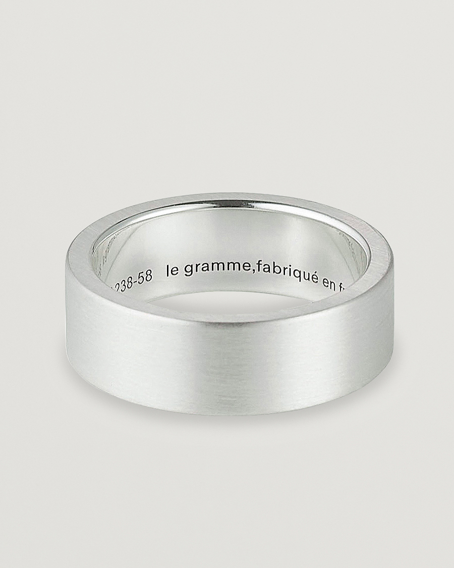 Herren | Schmuck | LE GRAMME | Ribbon Brushed Ring Sterling Silver 9g