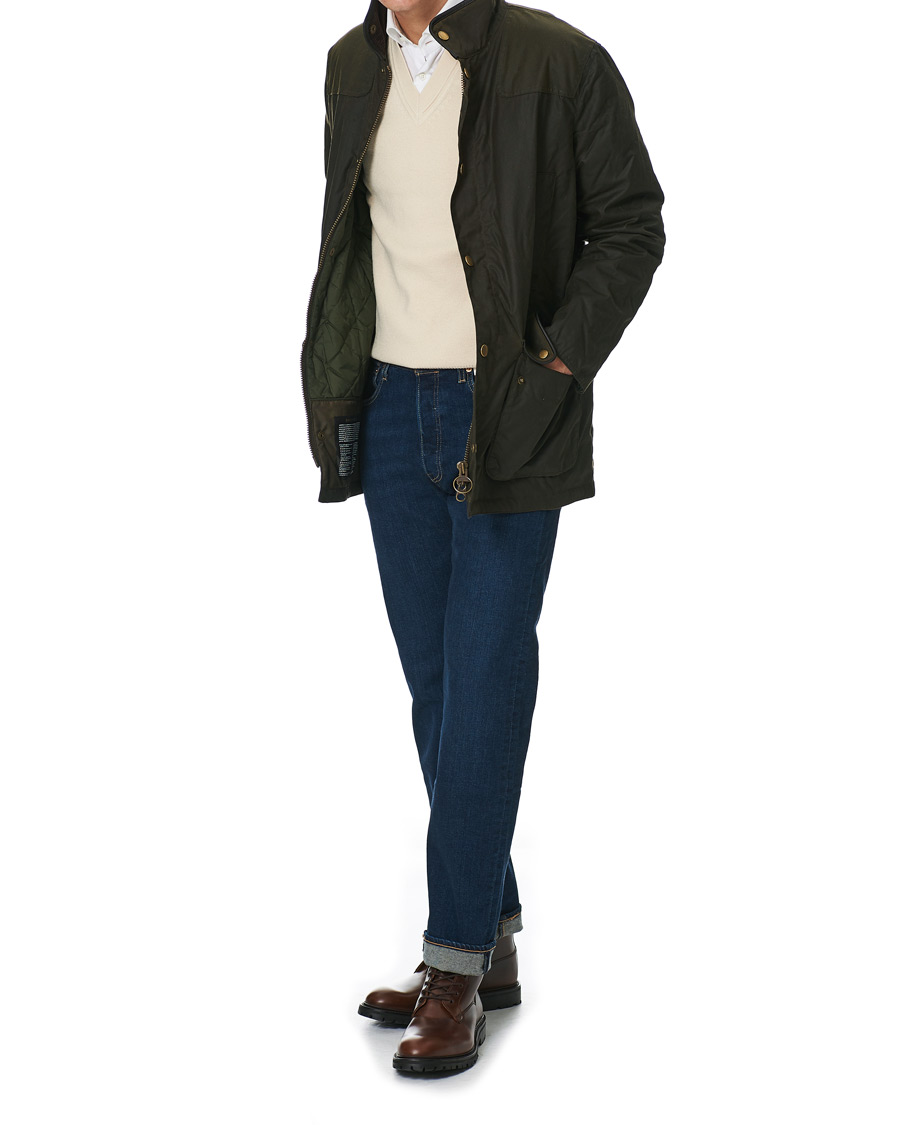 Herren | Crockett & Jones Ross Boot Vibram Sole Dark Brown Waxed Calf | Crockett & Jones | Ross Boot Vibram Sole Dark Brown Waxed Calf