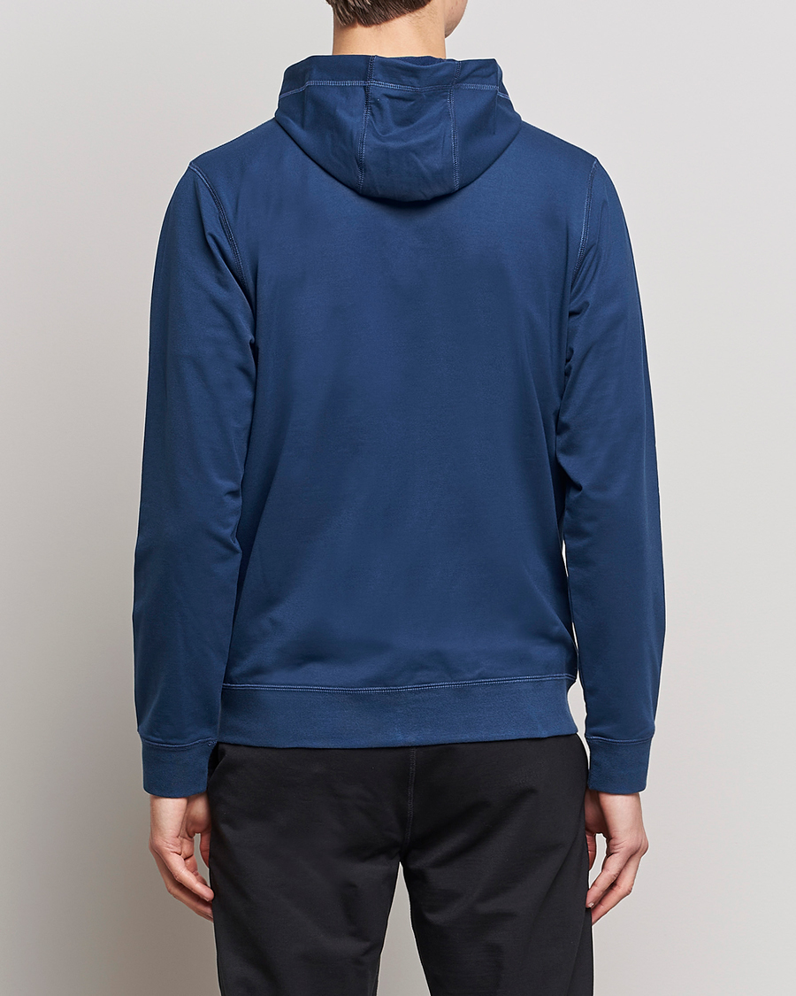 Herren | Pullover | Sunspel | Active Full Zip Hood Navy
