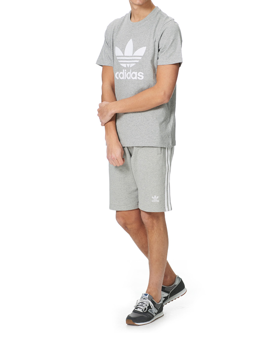 Herren | T-Shirts | adidas Originals | Trefoil Tee Grey Melange