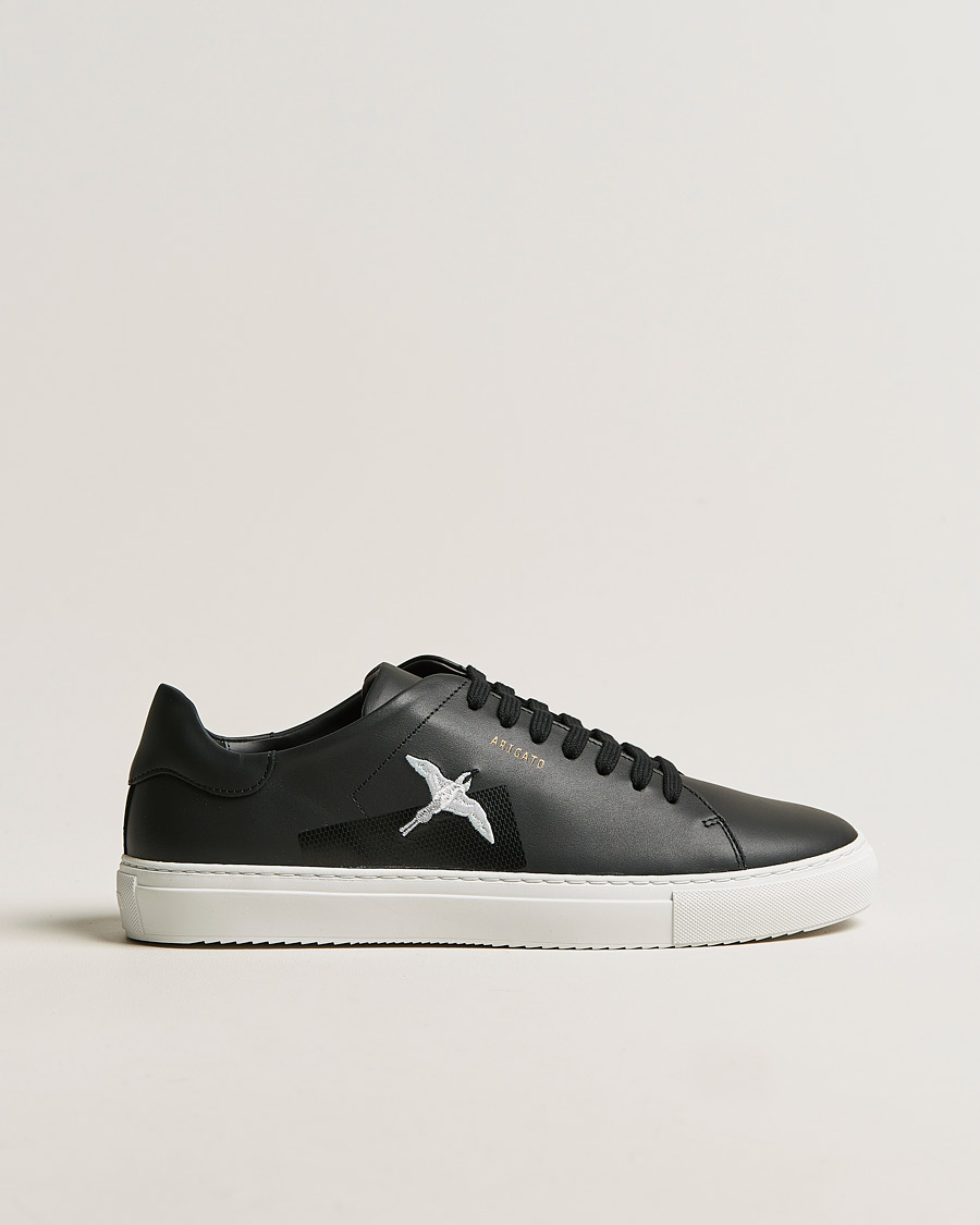 Herren | Axel Arigato Clean 90 Taped Bird Sneaker Black Leather | Axel Arigato | Clean 90 Taped Bird Sneaker Black Leather