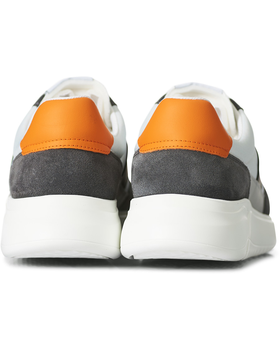 Herren | Axel Arigato Genesis Vintage Runner Sneaker Light Grey/Black/Orange | Axel Arigato | Genesis Vintage Runner Sneaker Light Grey/Black/Orange
