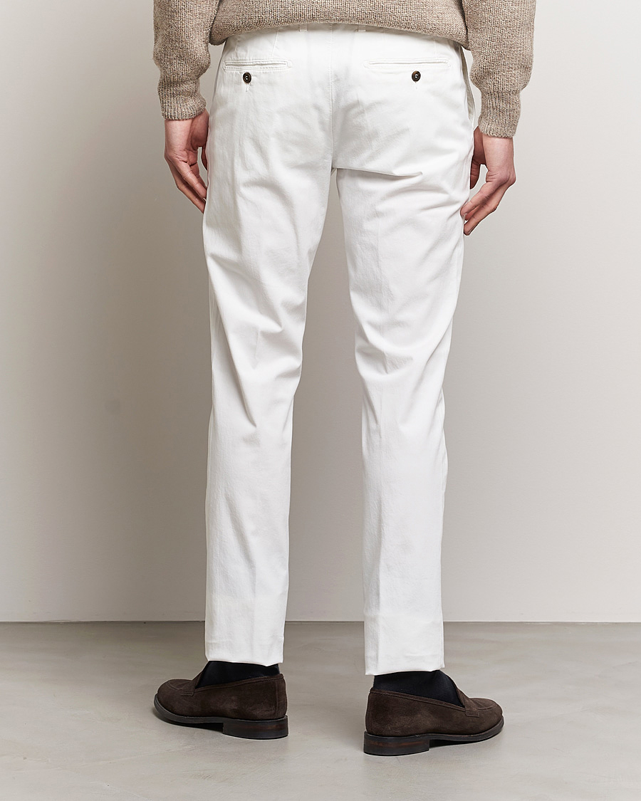Herren | Hosen | Canali | Cotton Stretch Chinos Optical White